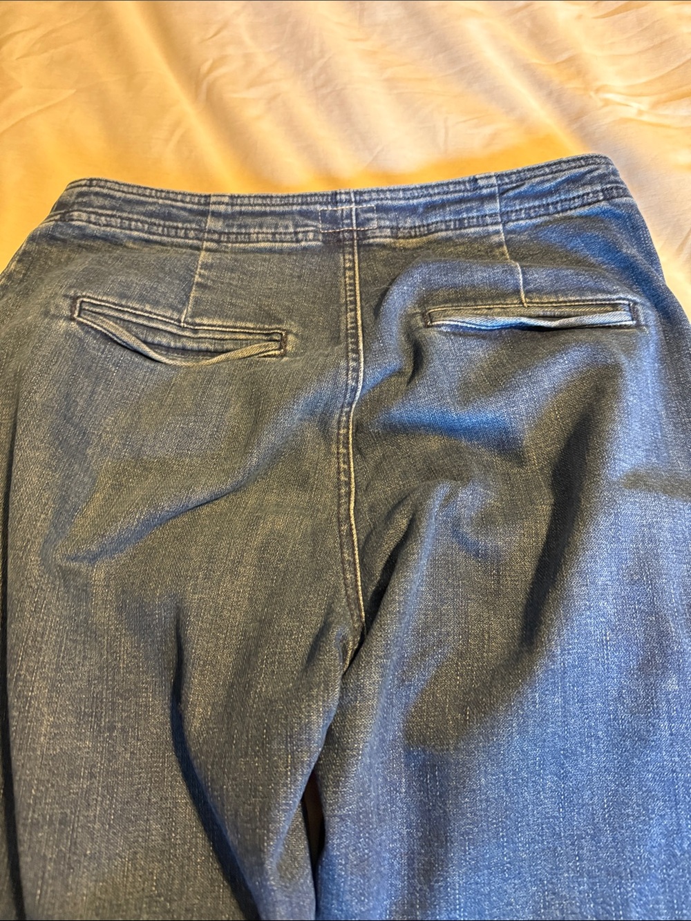 MOTHER Straight Leg Jeans in Blue Denim - Picture 6 of 6
